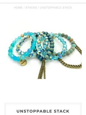Turquoise Beaded Bracelet Set